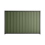 Good Neighbour® Superdek® 2100mm High Fence Panel Sheet: Mist Green Post/Track: Granite