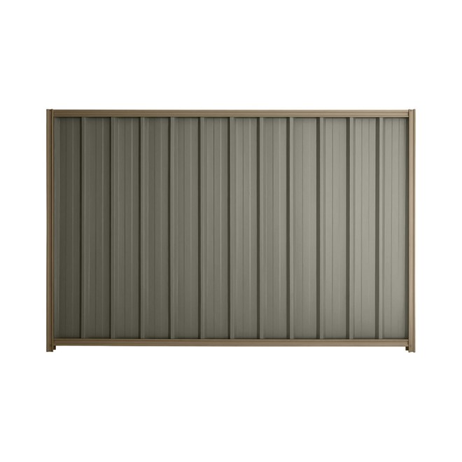 Good Neighbour® Superdek® 2100mm High Fence Panel Sheet: Marsh Post/Track: Beige