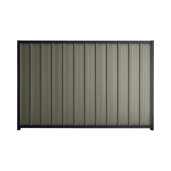 Good Neighbour® Superdek® 2100mm High Fence Panel Sheet: Marsh Post/Track: Dark Stone