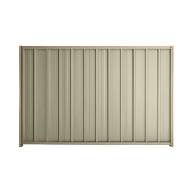 Good Neighbour® Superdek® 2100mm High Fence Panel Sheet: Moss Vale Sand Post/Track: Merino