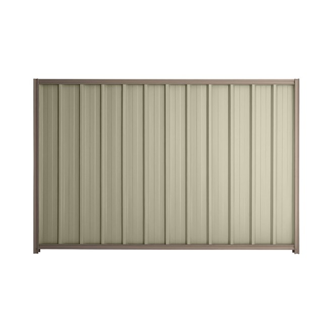 Good Neighbour® Superdek® 2100mm High Fence Panel Sheet: Moss Vale Sand Post/Track: Marsh