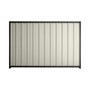 Good Neighbour® Superdek® 2100mm High Fence Panel Sheet: Off White Post/Track: Slate Grey
