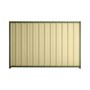 Good Neighbour® Superdek® 2100mm High Fence Panel Sheet: Primrose Post/Track: Mist Green