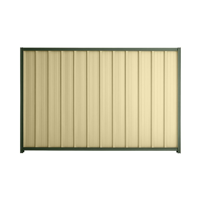 Good Neighbour® Superdek® 2100mm High Fence Panel Sheet: Primrose Post/Track: Rivergum