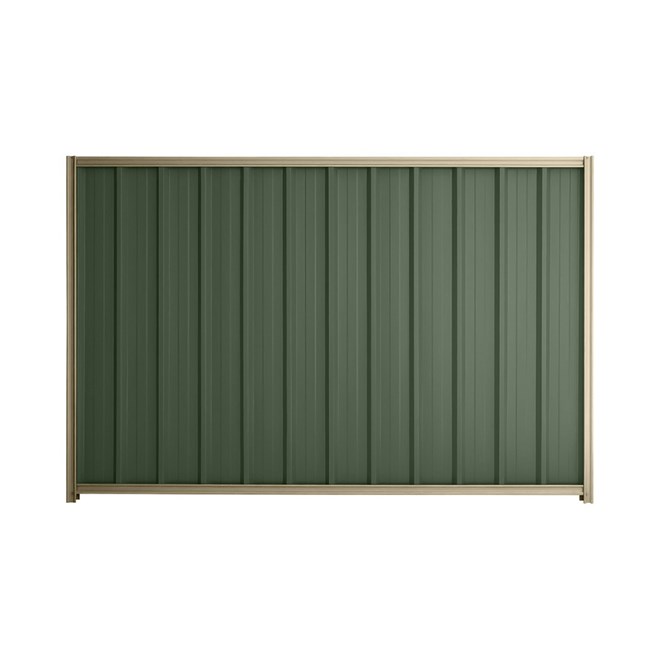 Good Neighbour® Superdek® 2100mm High Fence Panel Sheet: Rivergum Post/Track: Merino