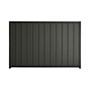 Good Neighbour® Superdek® 2100mm High Fence Panel Sheet: Slate Grey Post/Track: Gun Metal Grey