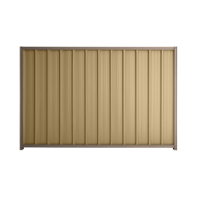 Good Neighbour® Superdek® 2100mm High Fence Panel Sheet: Wheat Post/Track: Marsh