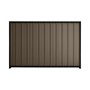 Good Neighbour® Superdek® 900mm High Fence Panel Sheet: Banyan Brown Post/Track: Ebony