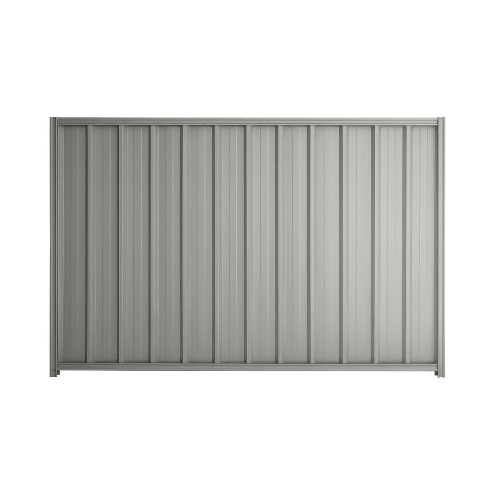 Good Neighbour® Superdek® 900mm High Fence Panel Sheet: Gull Grey Post/Track: Gull Grey