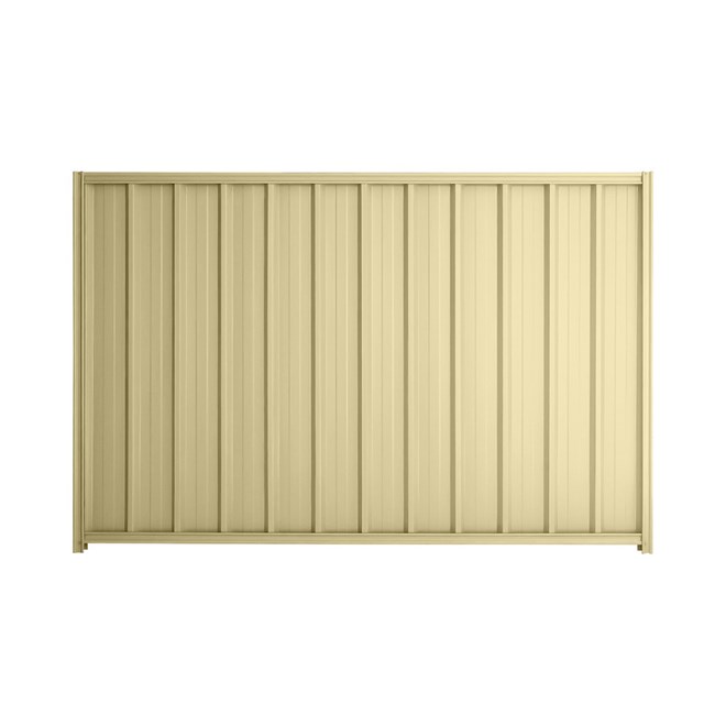 Good Neighbour® Superdek® 900mm High Fence Panel Sheet: Primrose Post/Track: Primrose