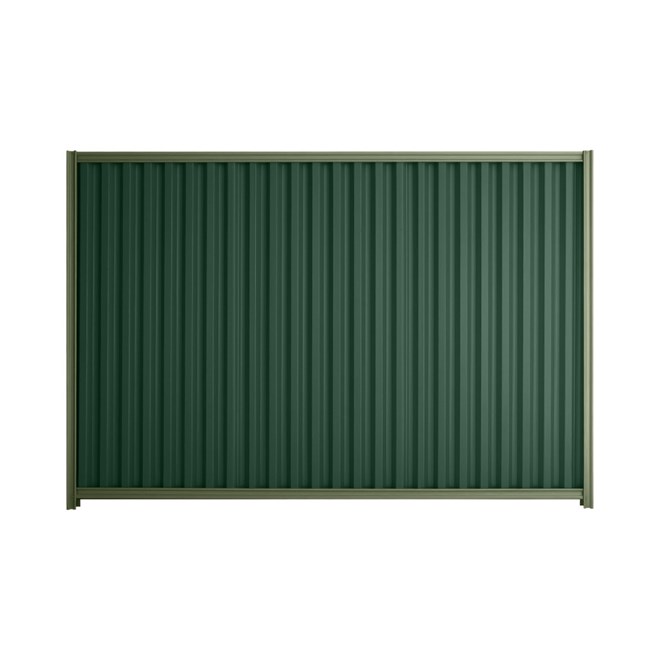 Good Neighbour® Smartspan® 1200mm High Fence Panel Sheet: Caulfield Green Post/Track: Mist Green