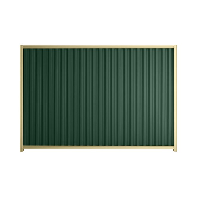 Good Neighbour® Smartspan® 1200mm High Fence Panel Sheet: Caulfield Green Post/Track: Primrose
