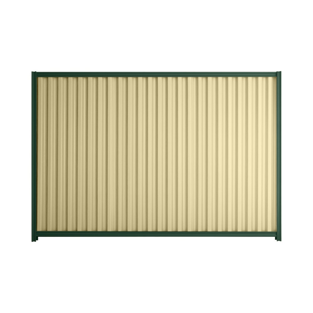 Good Neighbour® Smartspan® 1200mm High Fence Panel Sheet: Primrose Post/Track: Caulfield Green