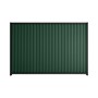 Good Neighbour® Smartspan® 1500mm High Fence Panel Sheet: Caulfield Green Post/Track: Gun Metal Grey