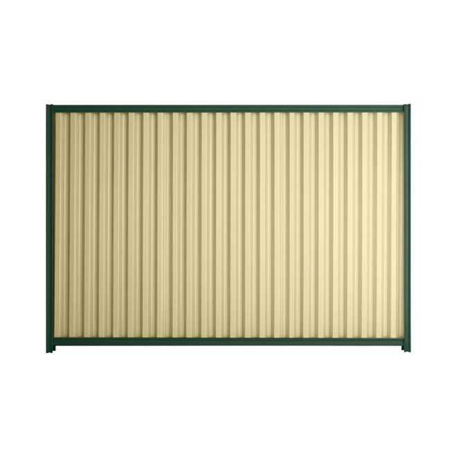 Good Neighbour® Smartspan® 1500mm High Fence Panel Sheet: Primrose Post/Track: Caulfield Green