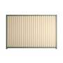 Good Neighbour Smartspan 1500mm High Fence Panel Sheet: Primrose, Post/Track: Mist Green
