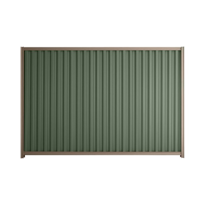 Good Neighbour® Smartspan® 1500mm High Fence Panel Sheet: Rivergum Post/Track: Iron Bark