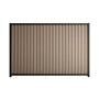 Good Neighbour Smartspan 1800mm High Fence Panel Sheet: Beige, Post/Track: Gun Metal Grey