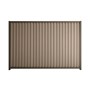 Good Neighbour Smartspan 1800mm High Fence Panel Sheet: Beige, Post/Track: Ironbark