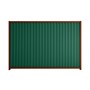 Good Neighbour Smartspan 1800mm High Fence Panel Sheet: Caulfield Green, Post/Track: Heritage Red