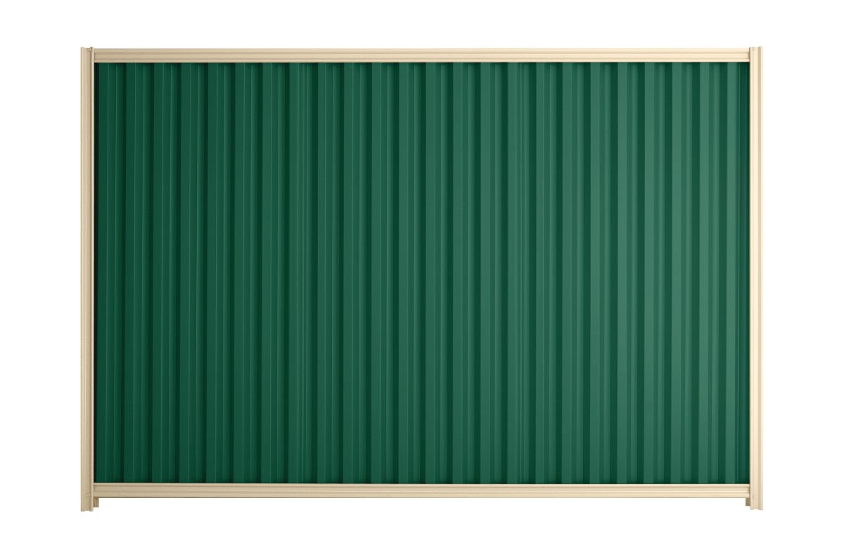 Good Neighbour Smartspan 1800mm High Fence Panel Sheet: Caulfield Green, Post/Track: Primrose