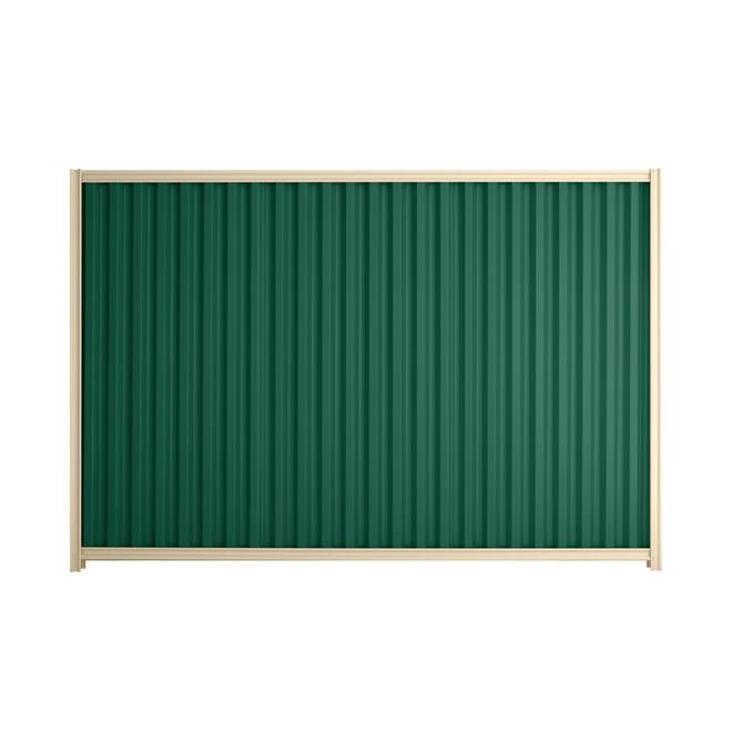 Good Neighbour Smartspan 1800mm High Fence Panel Sheet: Caulfield Green, Post/Track: Primrose