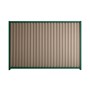 Good Neighbour Smartspan 2100mm High Fence Panel Sheet: Beige, Post/Track: Caulfield Green