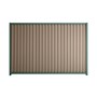 Good Neighbour Smartspan 2100mm High Fence Panel Sheet: Beige, Post/Track: Rivergum