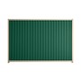 Good Neighbour Smartspan 2100mm High Fence Panel Sheet: Caulfield Green, Post/Track: Merino