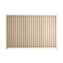 Good Neighbour Smartspan 2100mm High Fence Panel Sheet: Merino, Post/Track: Primrose