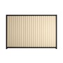 Good Neighbour Smartspan 2100mm High Fence Panel Sheet: Primrose, Post/Track: Ebony