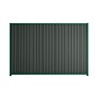Good Neighbour Smartspan 2100mm High Fence Panel Sheet: Slate Grey, Post/Track: Caulfield Green