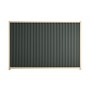 Good Neighbour Smartspan 2100mm High Fence Panel Sheet: Slate Grey, Post/Track: Primrose