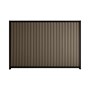 Good Neighbour® Smartspan® 1500mm High Fence Panel Sheet: Banyan Brown Post/Track: Ebony