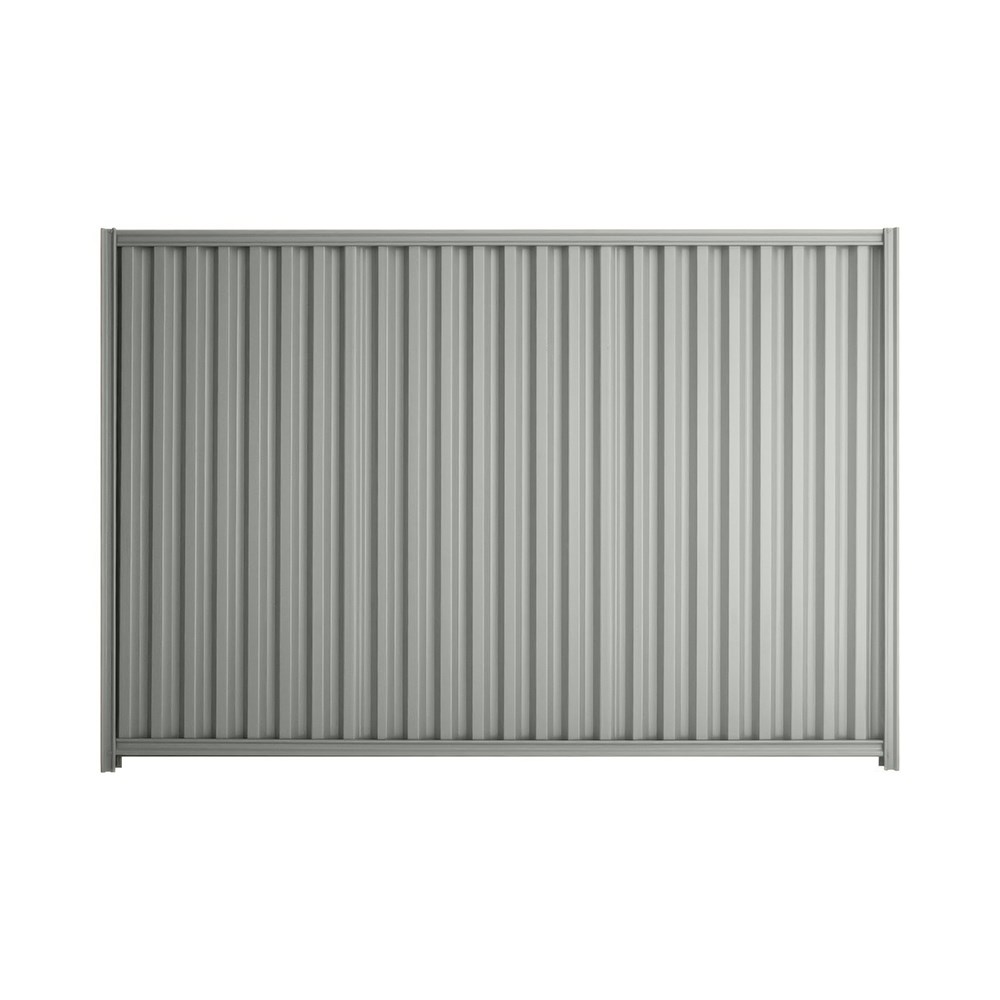 Good Neighbour® Smartspan® 1500mm High Fence Panel Sheet: Gull Grey Post/Track: Gull Grey