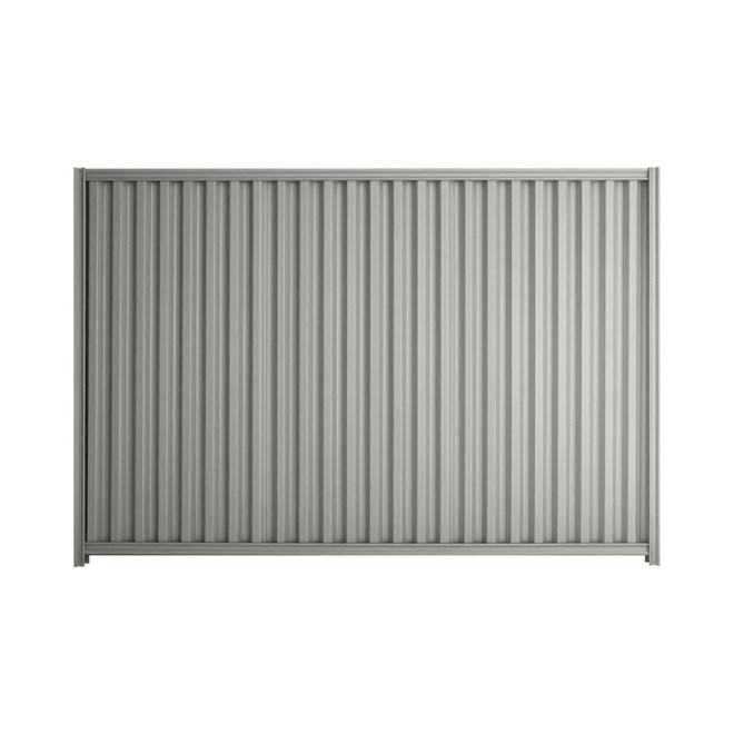 Good Neighbour® Smartspan® 1500mm High Fence Panel Sheet: Gull Grey Post/Track: Gull Grey