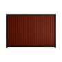 Good Neighbour® Smartspan® 1500mm High Fence Panel Sheet: Heritage Red Post/Track: Ebony