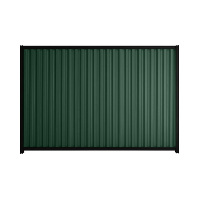 Good Neighbour® Smartspan® 1800mm High Fence Panel Sheet: Caulfield Green Post/Track: Ebony
