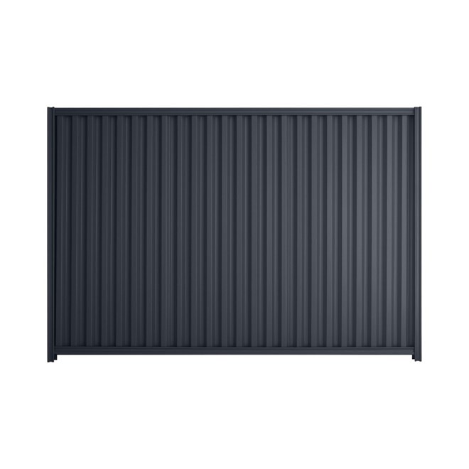 Good Neighbour® Smartspan® 1800mm High Fence Panel Sheet: Dark Stone Post/Track: Dark Stone