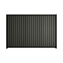 Good Neighbour® Smartspan® 1800mm High Fence Panel Sheet: Slate Grey Post/Track: Ebony