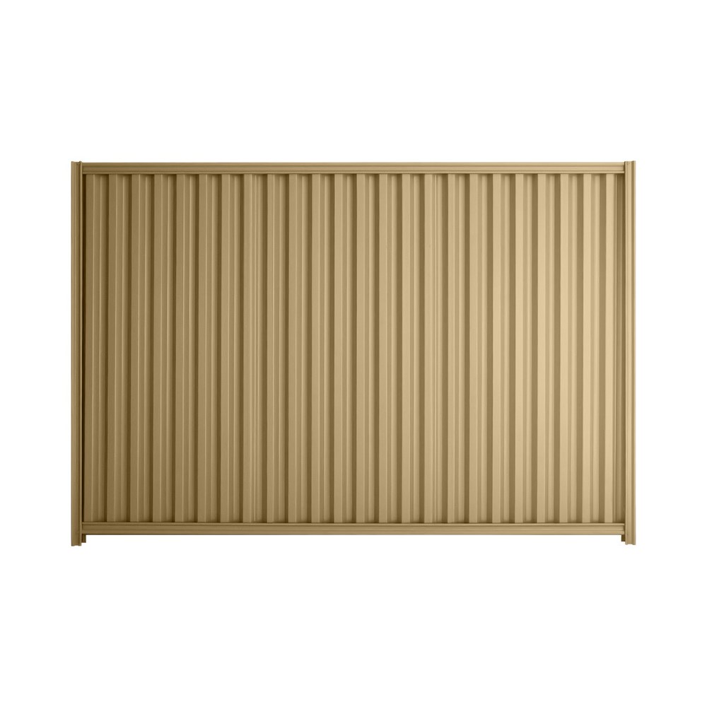 Good Neighbour® Smartspan® 1800mm High Fence Panel Sheet: Wheat Post/Track: Wheat