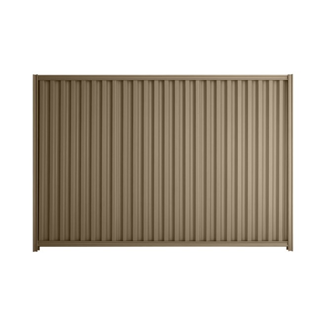 Good Neighbour® Smartspan® 2100mm High Fence Panel Sheet: Beige Post/Track: Beige