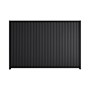 Good Neighbour® Smartspan® 2100mm High Fence Panel Sheet: Gun Metal Grey Post/Track: Ebony