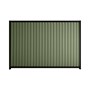 Good Neighbour® Smartspan® 2100mm High Fence Panel Sheet: Mist Green Post/Track: Ebony
