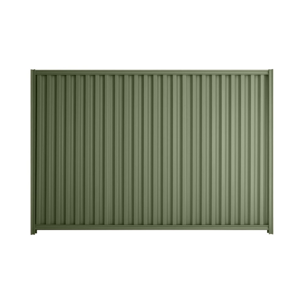 Good Neighbour® Smartspan® 2100mm High Fence Panel Sheet: Mist Green Post/Track: Mist Green