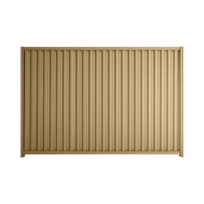 Good Neighbour® Smartspan® 2100mm High Fence Panel Sheet: Wheat Post/Track: Wheat