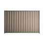 Good Neighbour Wavelok 1200mm High Fence Panel Sheet: Biege, Post/Track: Mist Green