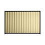 Good Neighbour® Wavelok® 1200mm High Fence Panel Sheet: Primrose Post/Track: Ebony