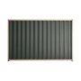 Good Neighbour Wavelok 1200mm High Fence Panel Sheet: Slate Grey, Post/Track: Merino