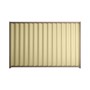 Good Neighbour® Wavelok® 1500mm High Fence Panel Sheet: Primrose Post/Track: Iron Bark